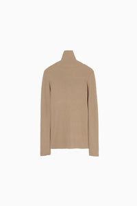 zip up rib knit