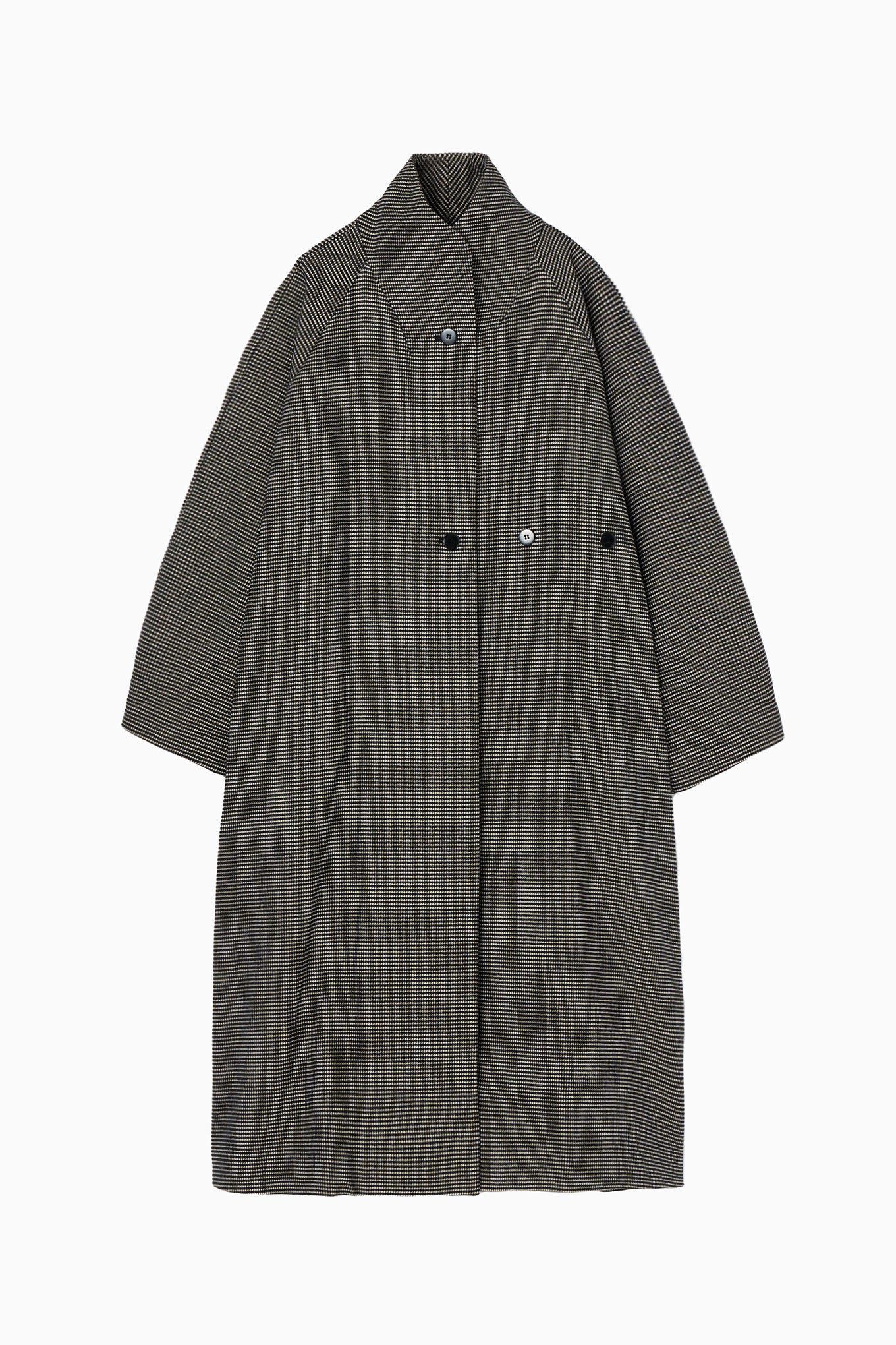 tweed long coat