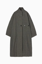 画像をギャラリービューアに読み込む, tweed long coat
