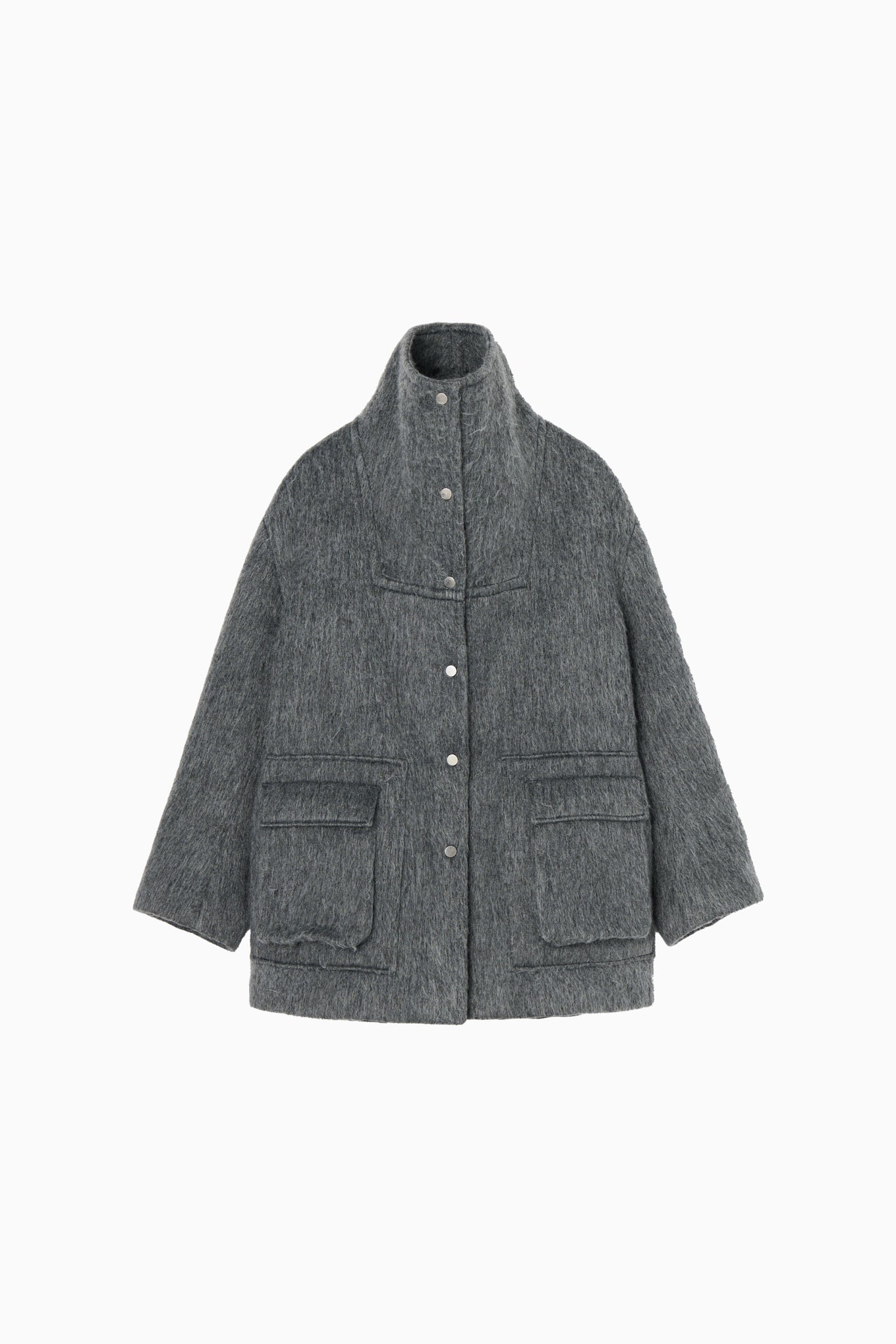 wool shaggy coat