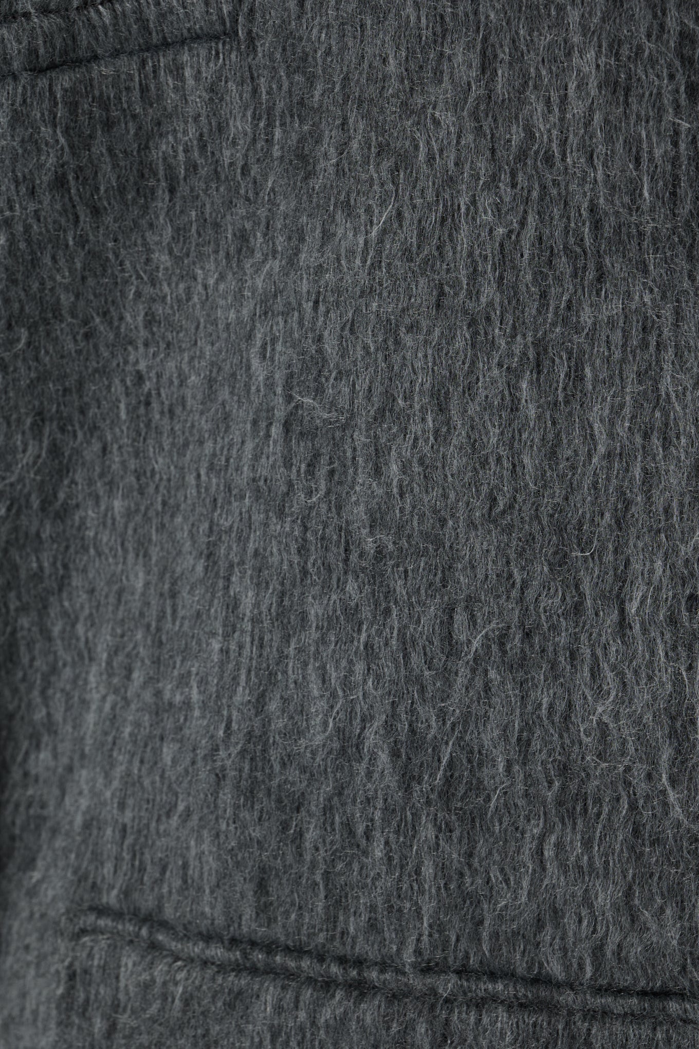 wool shaggy coat