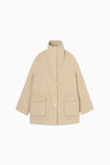 wool shaggy coat