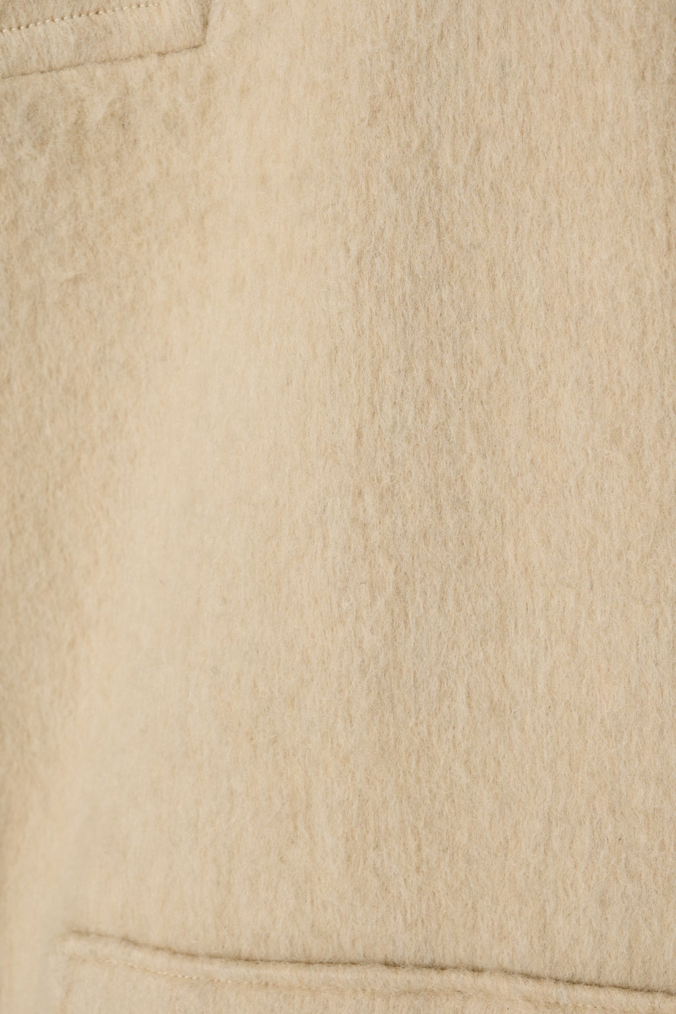 wool shaggy coat