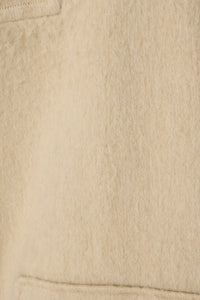 wool shaggy coat