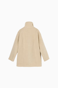 wool shaggy coat