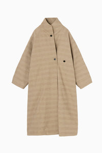 tweed long coat