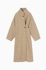 画像をギャラリービューアに読み込む, tweed long coat
