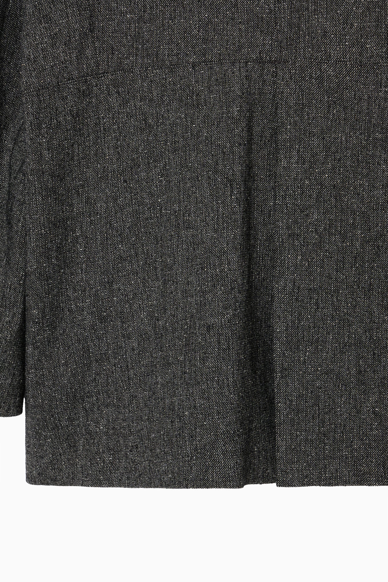 silk nep collarless jacket