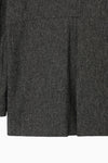 silk nep collarless jacket