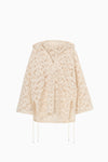 flower lace hoodie