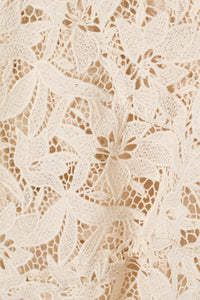 flower lace hoodie