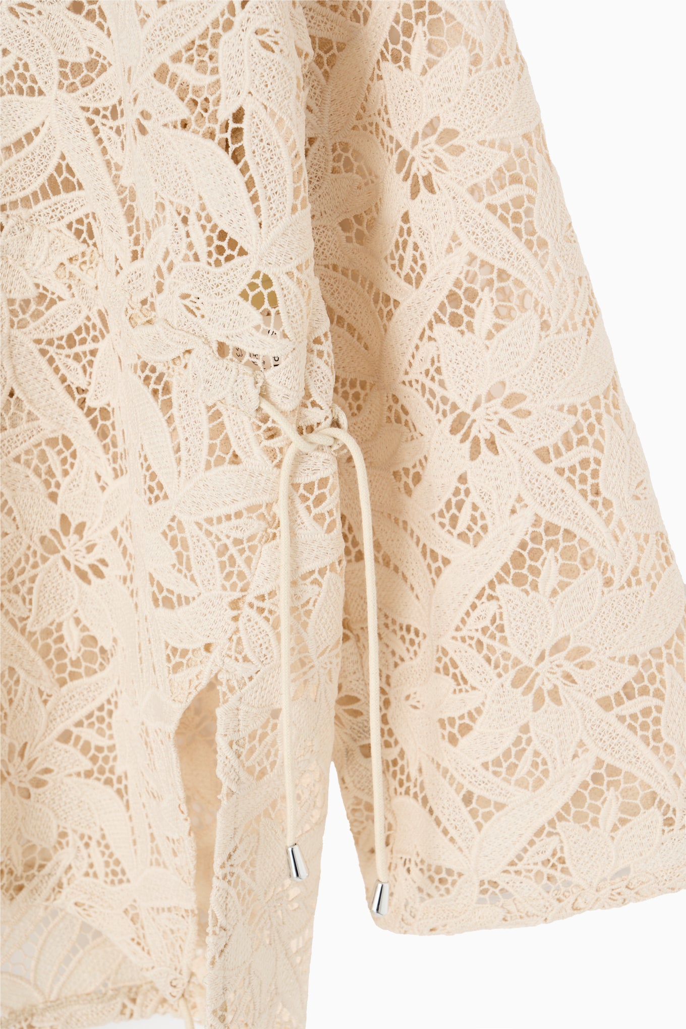 flower lace hoodie