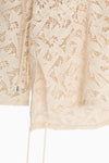 flower lace hoodie