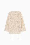flower lace hoodie