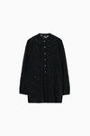 tulle embroidery shirt