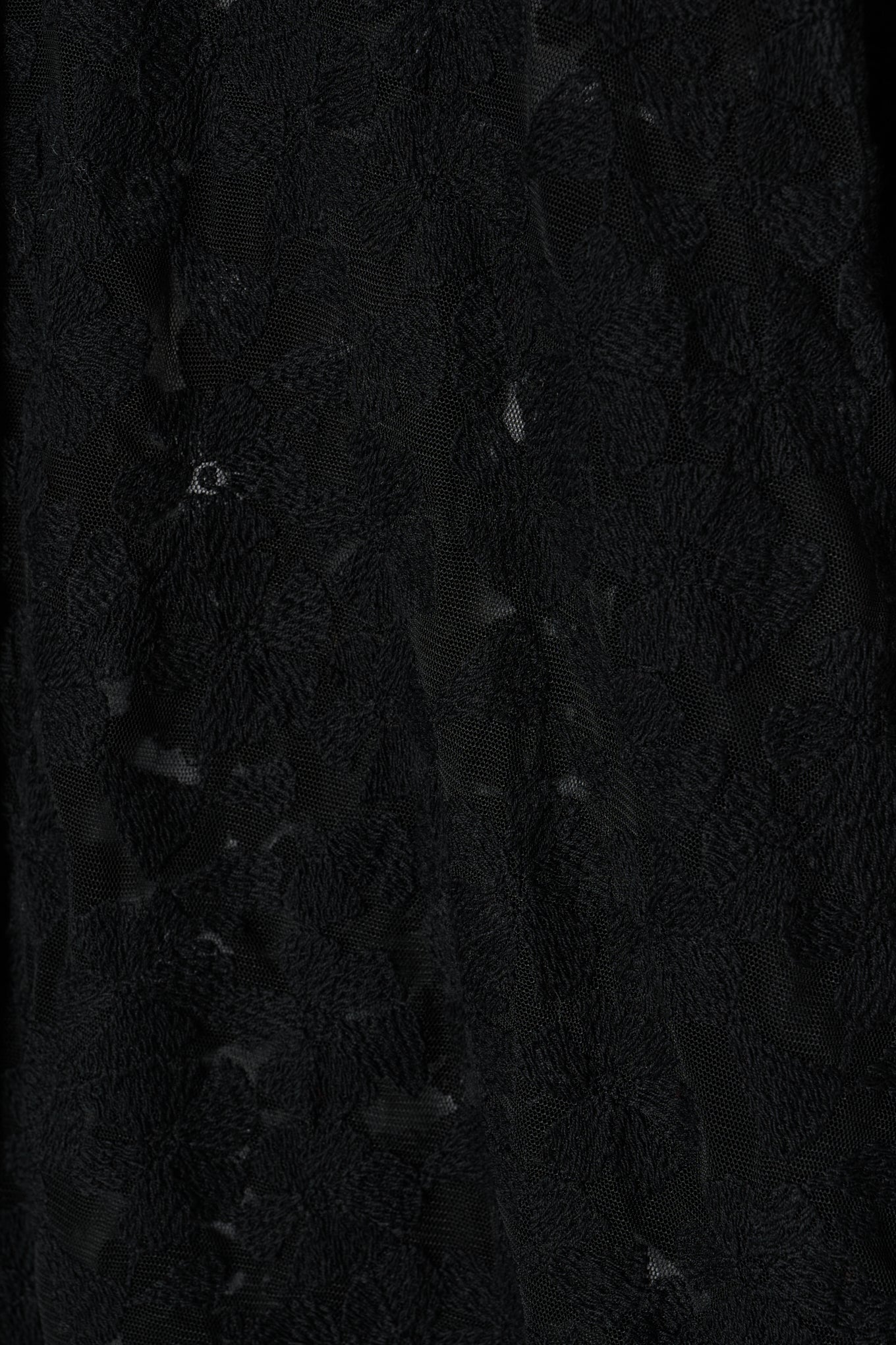 tulle embroidery shirt