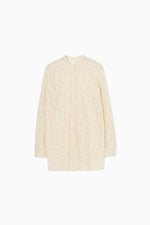 画像をギャラリービューアに読み込む, tulle embroidery shirt
