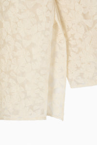 tulle embroidery shirt