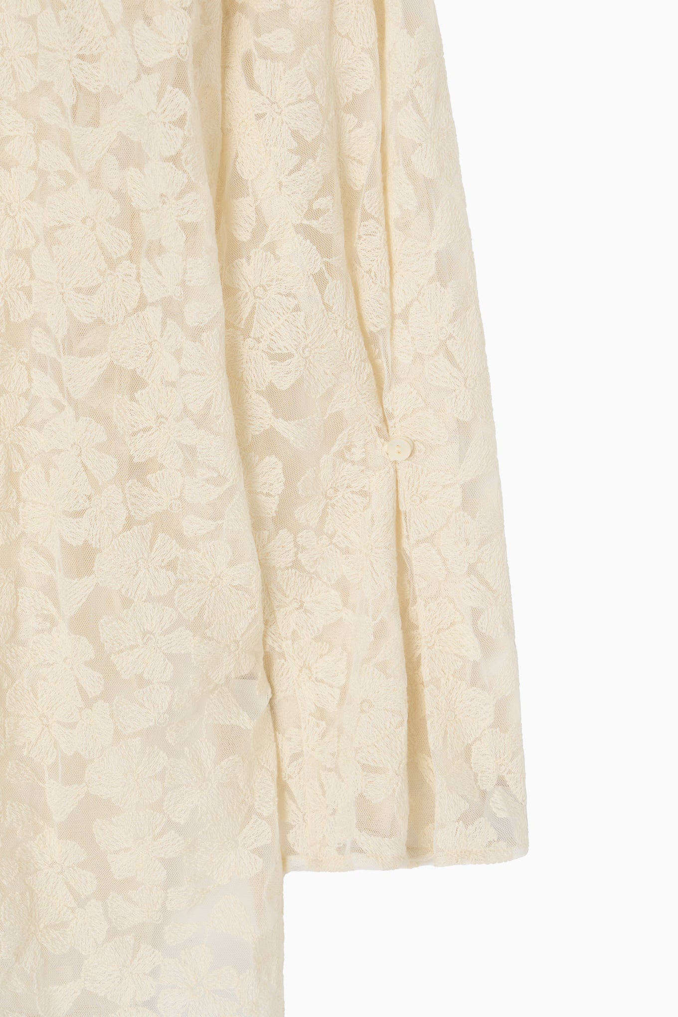 tulle embroidery shirt