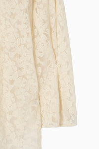 tulle embroidery shirt