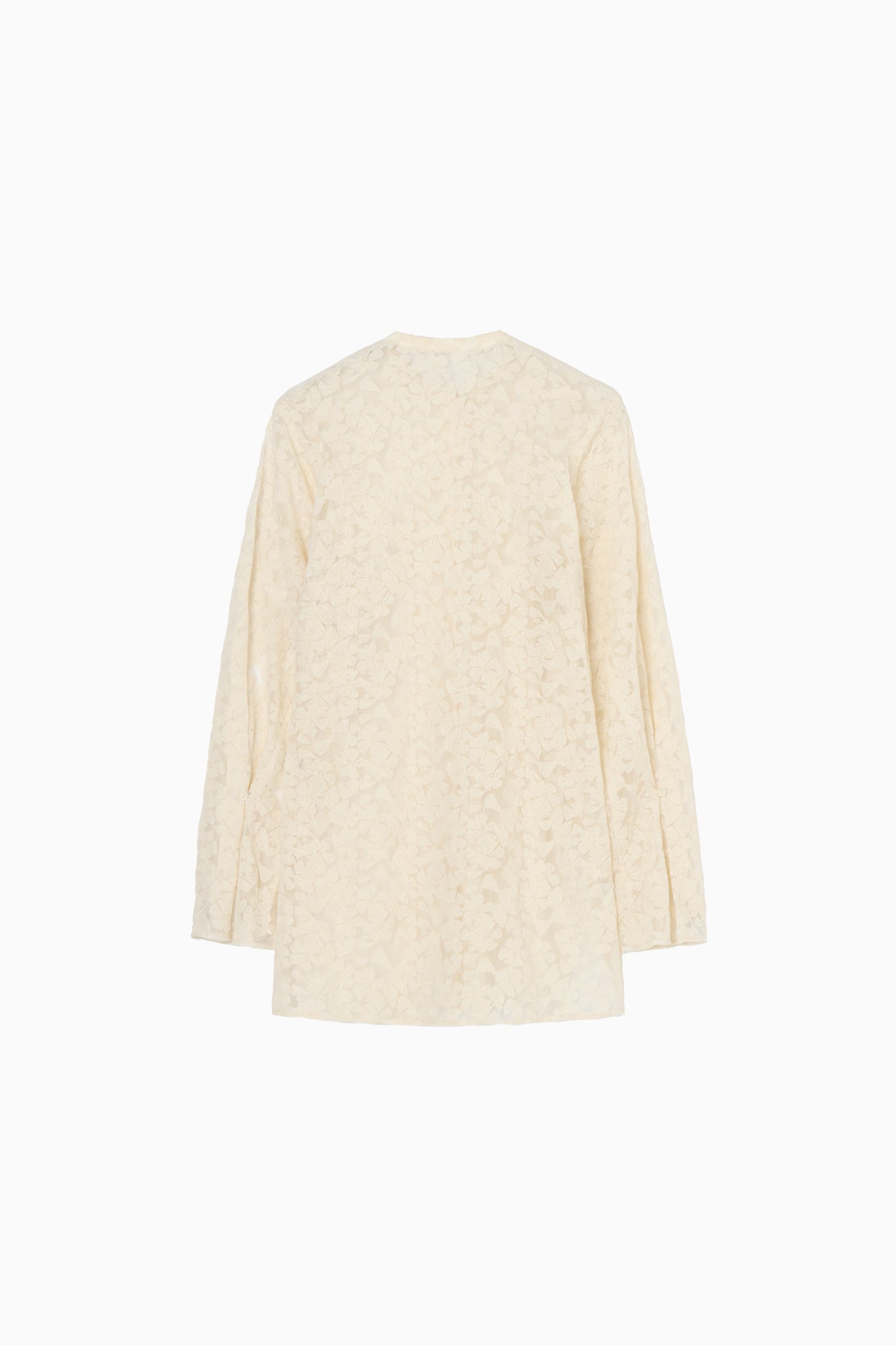tulle embroidery shirt