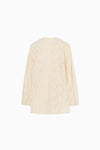 tulle embroidery shirt