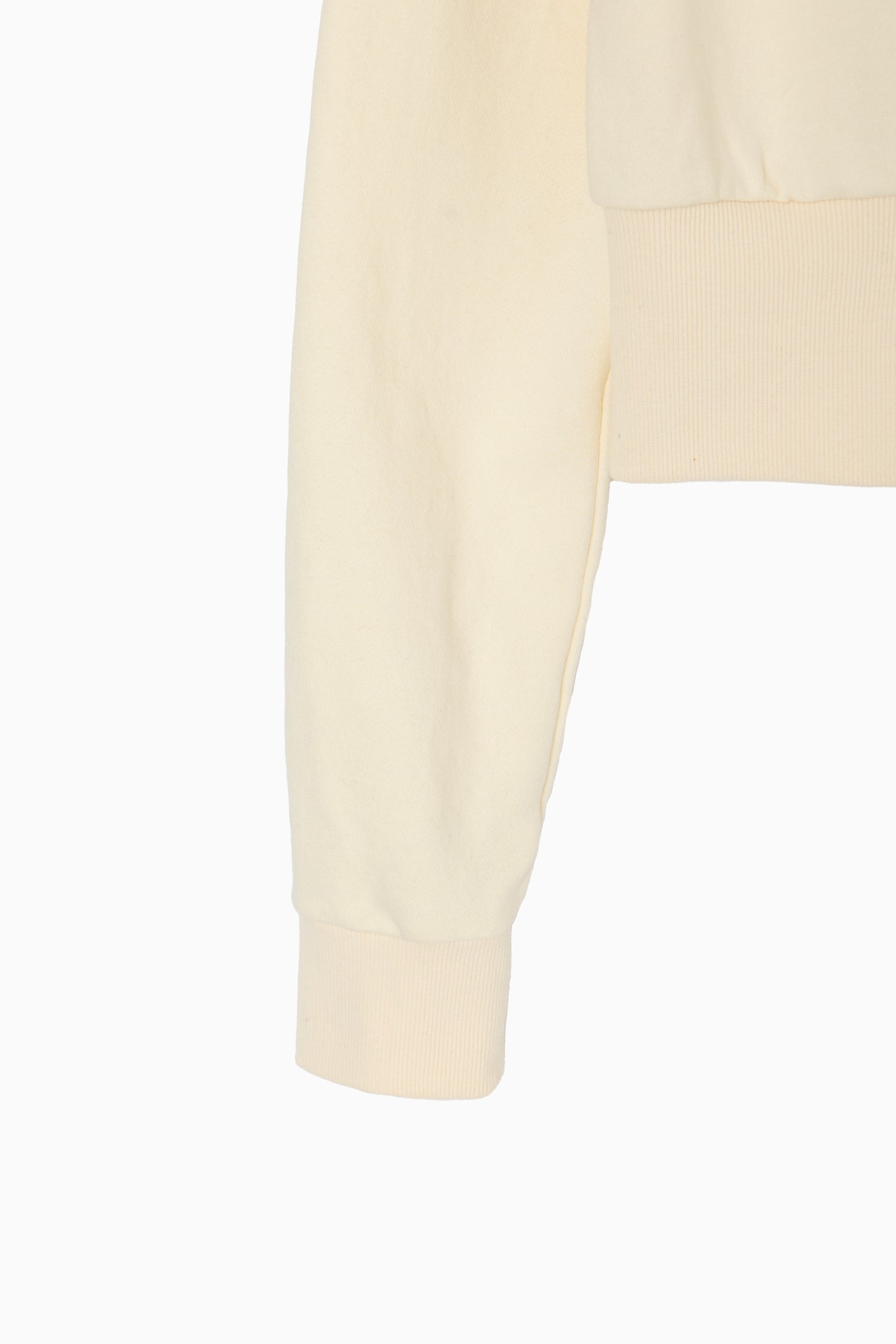 front tuck cropped sweat