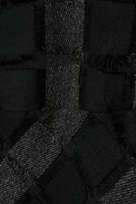 画像をギャラリービューアに読み込む, cut jacquard check blouse
