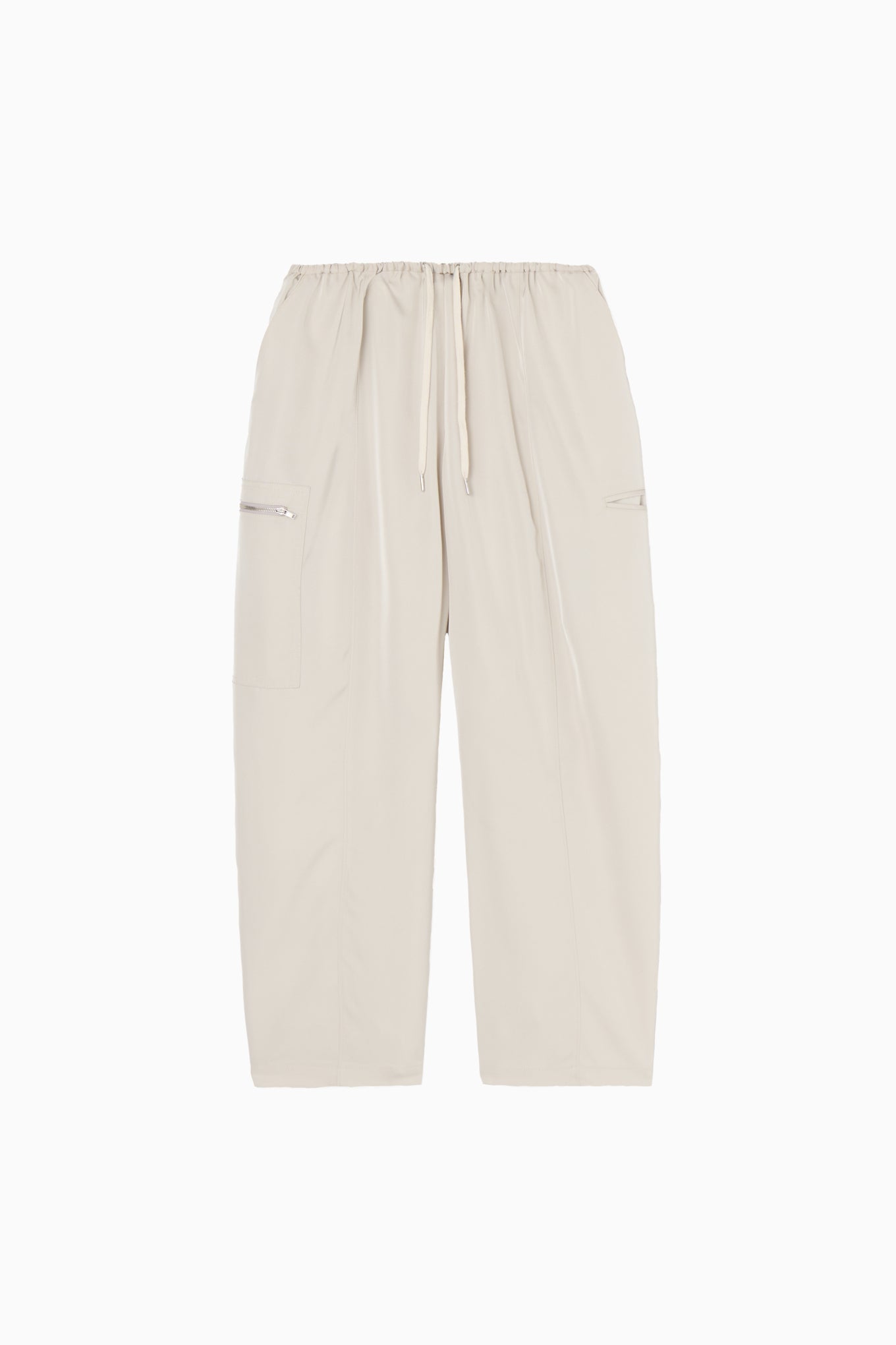 drawstring gloss pants