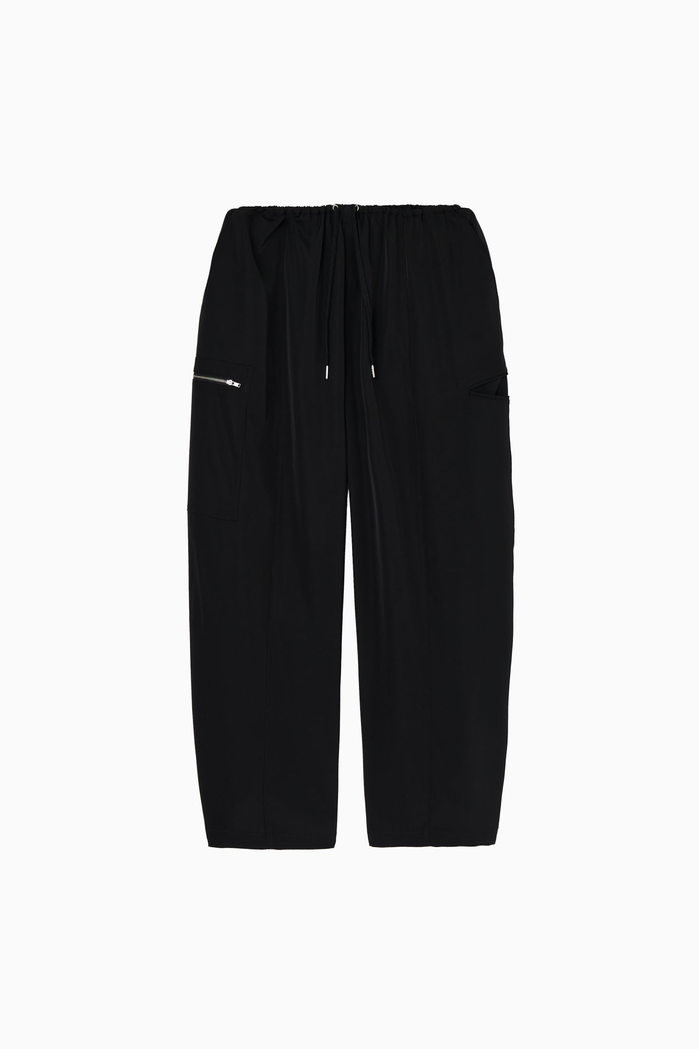 drawstring gloss pants