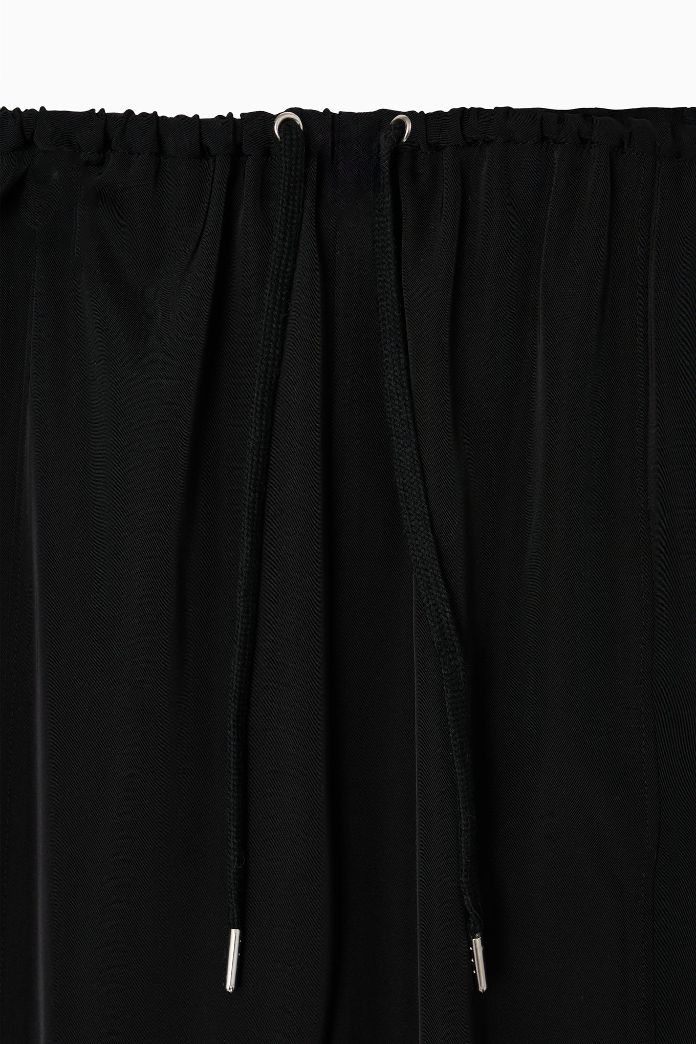 drawstring gloss pants