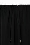 drawstring gloss pants