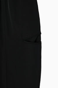 drawstring gloss pants