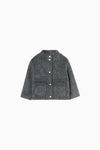 wool shaggy coat [Kids]