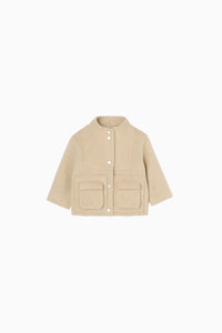 wool shaggy coat [Kids]