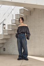 画像をギャラリービューアに読み込む, STRIPE OFF SHOULDER TOPS
