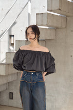 画像をギャラリービューアに読み込む, STRIPE OFF SHOULDER TOPS
