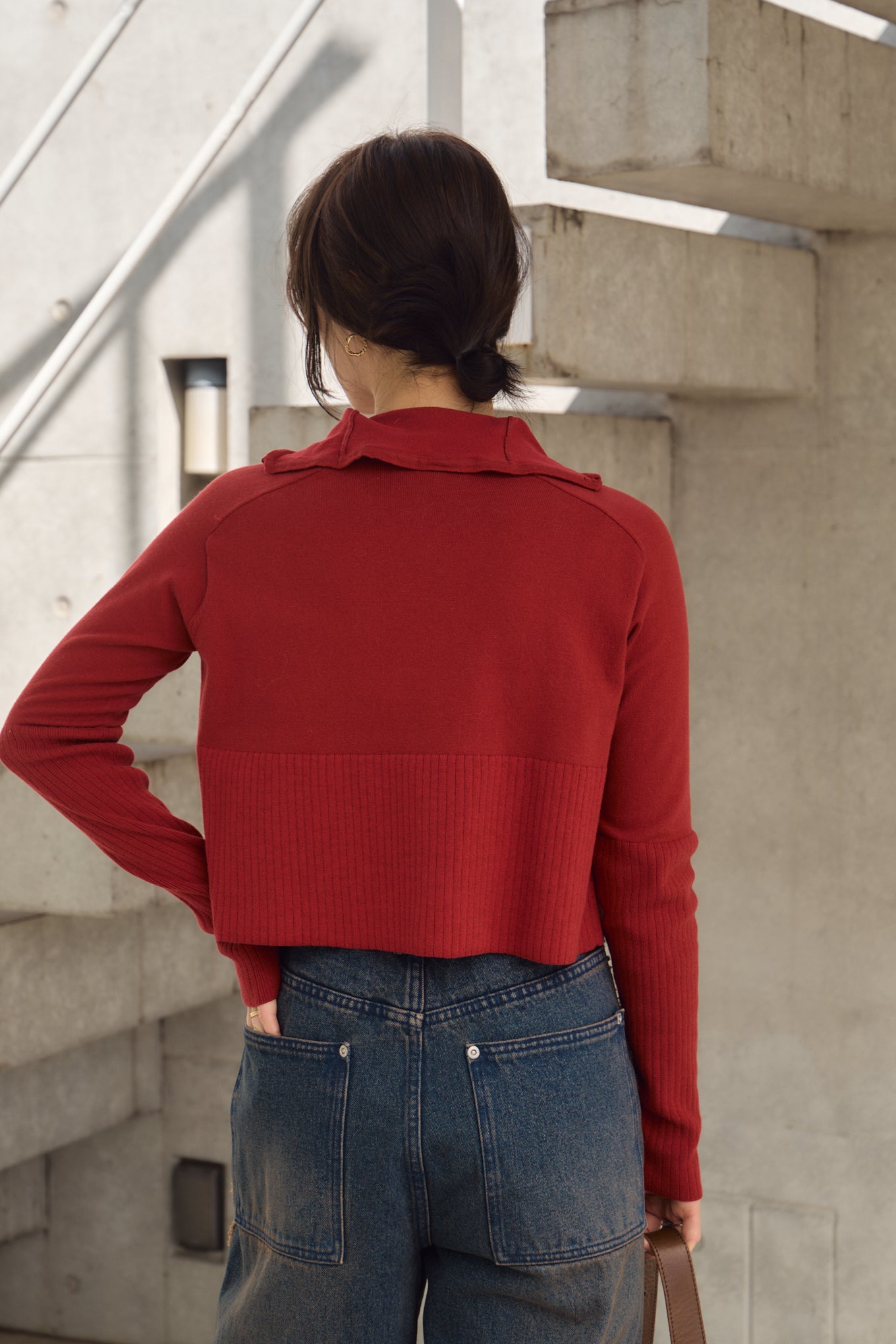 2WAY KNIT PULLOVER