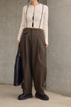 SUSPENDER COCOON PANTS