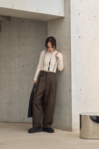 SUSPENDER COCOON PANTS