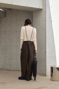 SUSPENDER COCOON PANTS