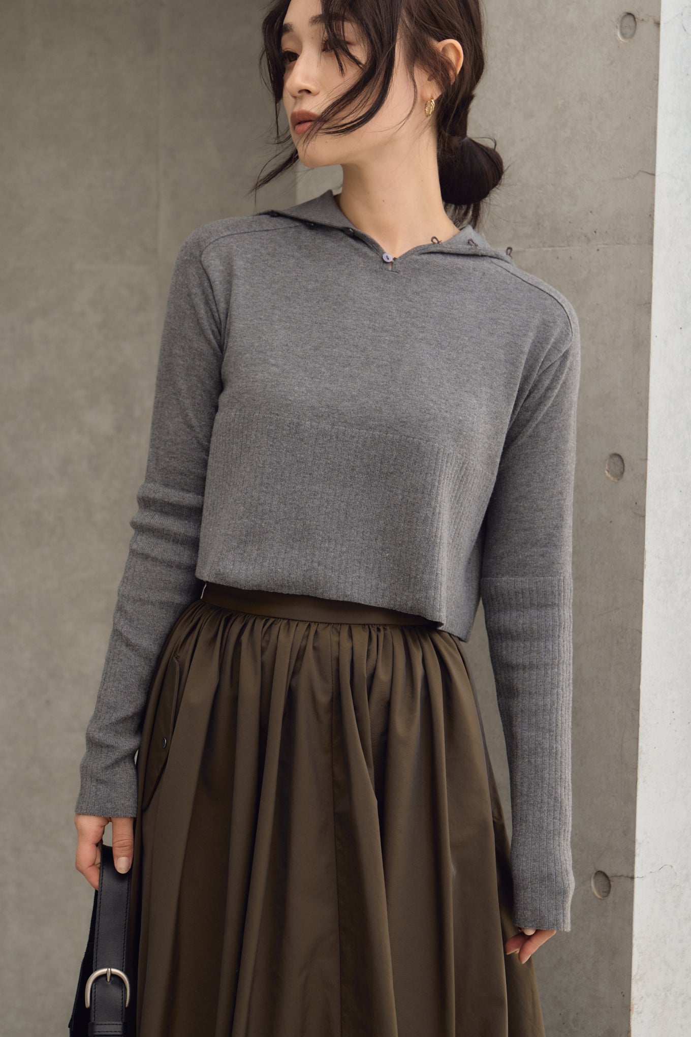 2way knit pullover