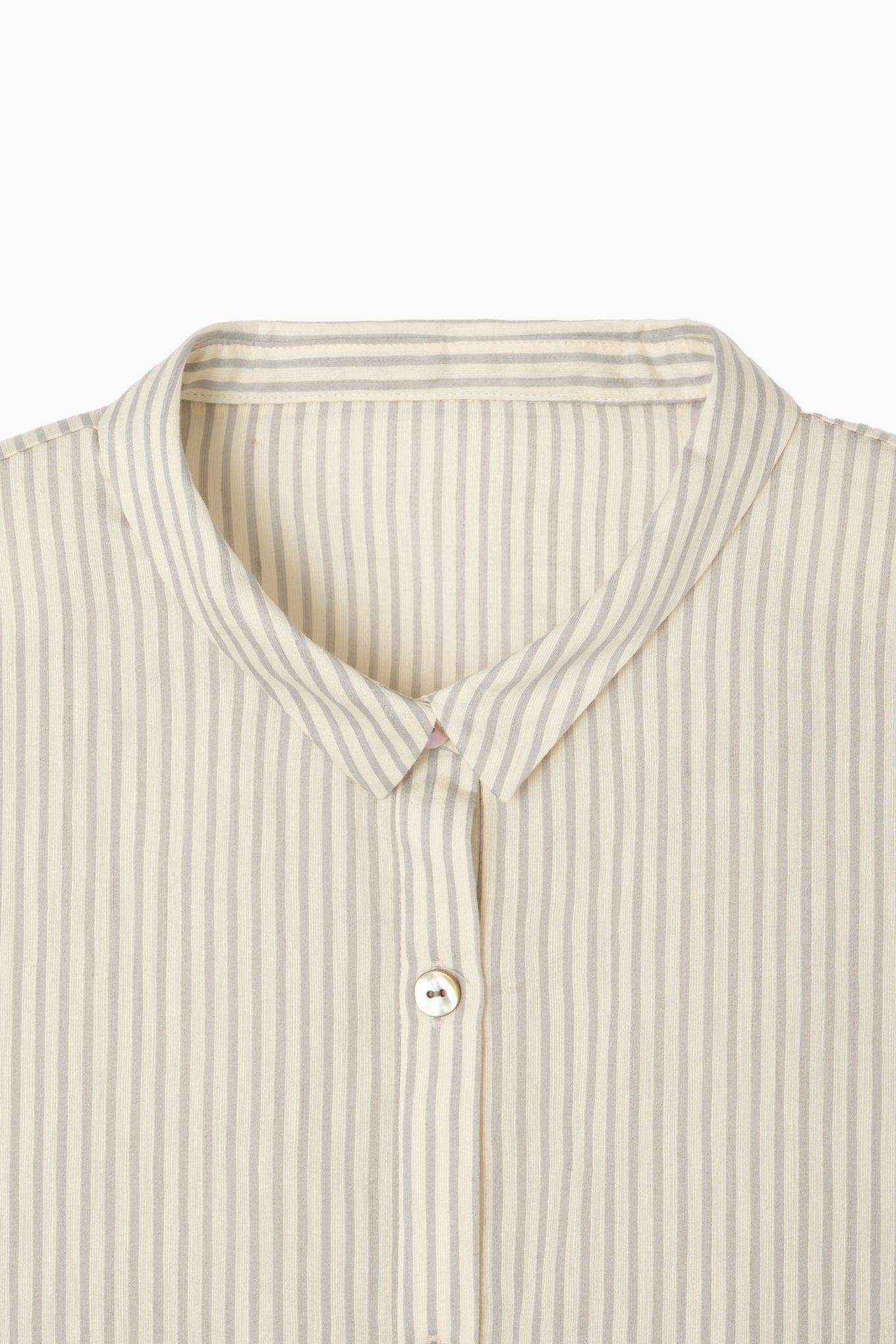 linen stripe shirt