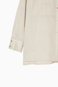 linen stripe shirt