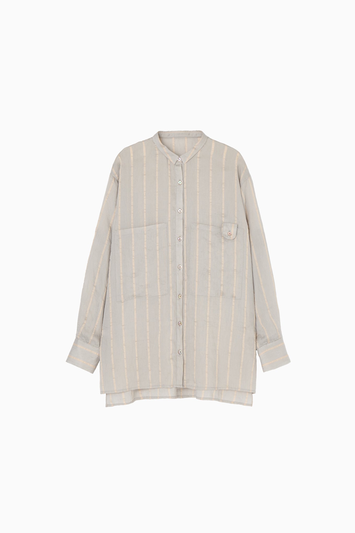 linen stripe shirt