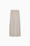 long pleats skirt