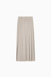 long pleats skirt