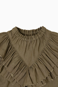 volume ruffle tops kids