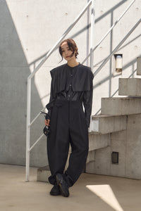 SUSPENDER COCOON PANTS