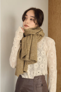 MELANGE KNIT STOLE